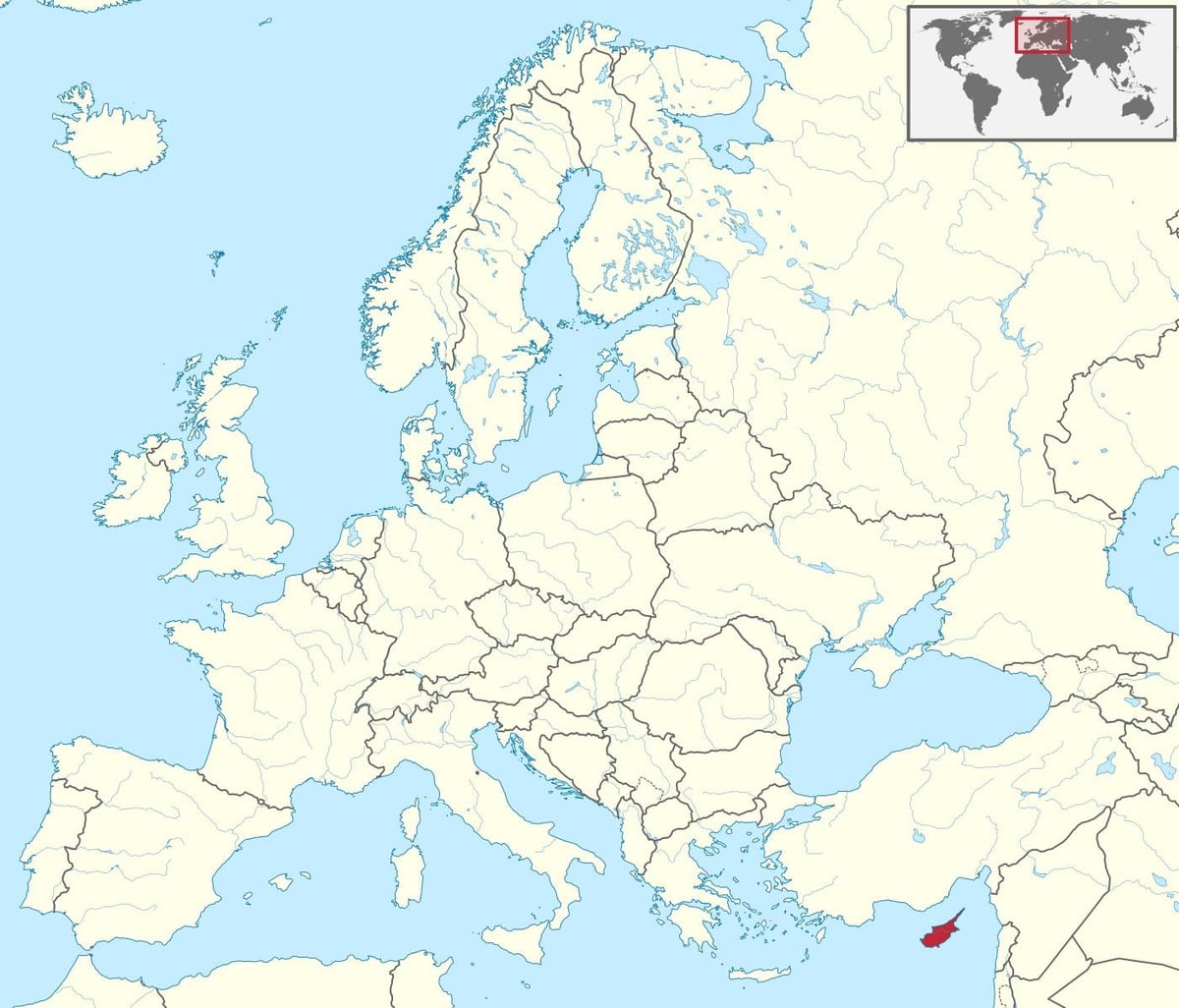 Ma de Chypre du nord dans le monde