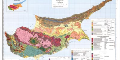 Chypre carte géographique