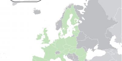 Carte de l'europe montrant Chypre