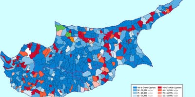 Carte de Chypre ethnique