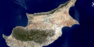 Chypre carte satellite